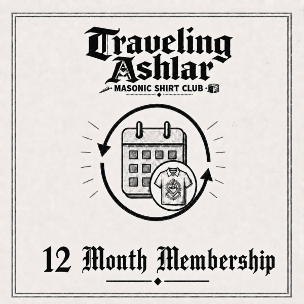 Traveling Ashlar 12 Month Membership