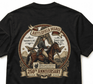 Brandywine Battlefield Degree. Traveling Ashlar Masonic shirt release thumbnail