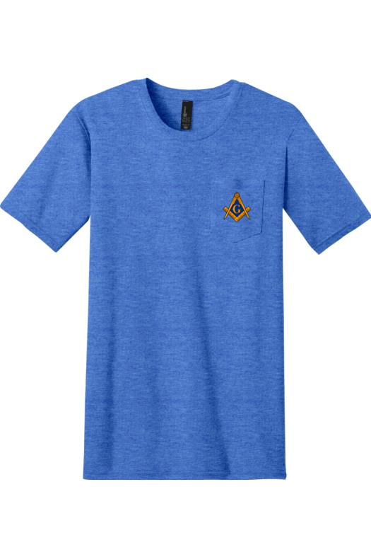 Stated meeting freemason pocket tee from Traveling Ashlar