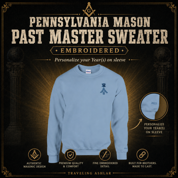 Past Master Crewneck Sweatshirt | Pennsylvania Mason Edition