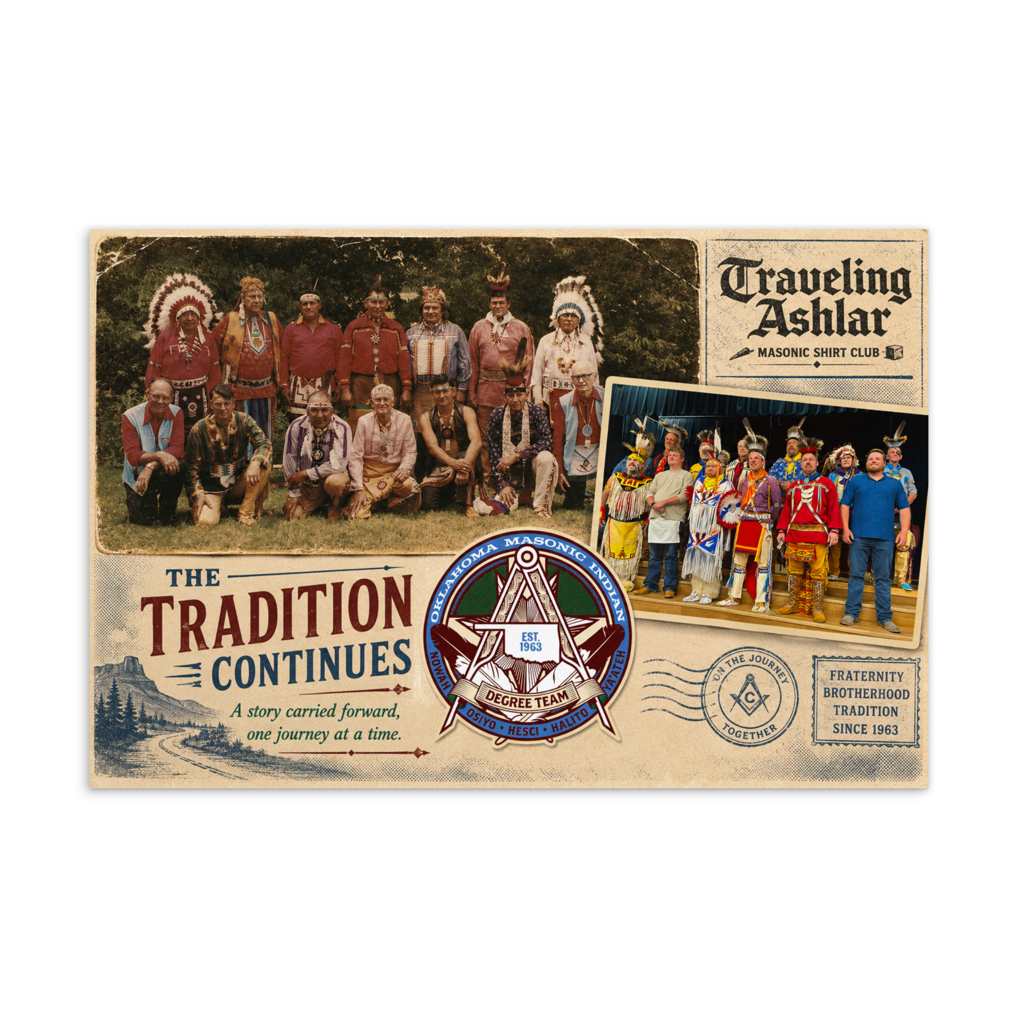 The freemason gift that travels, freemason gift and masonic brotherhood