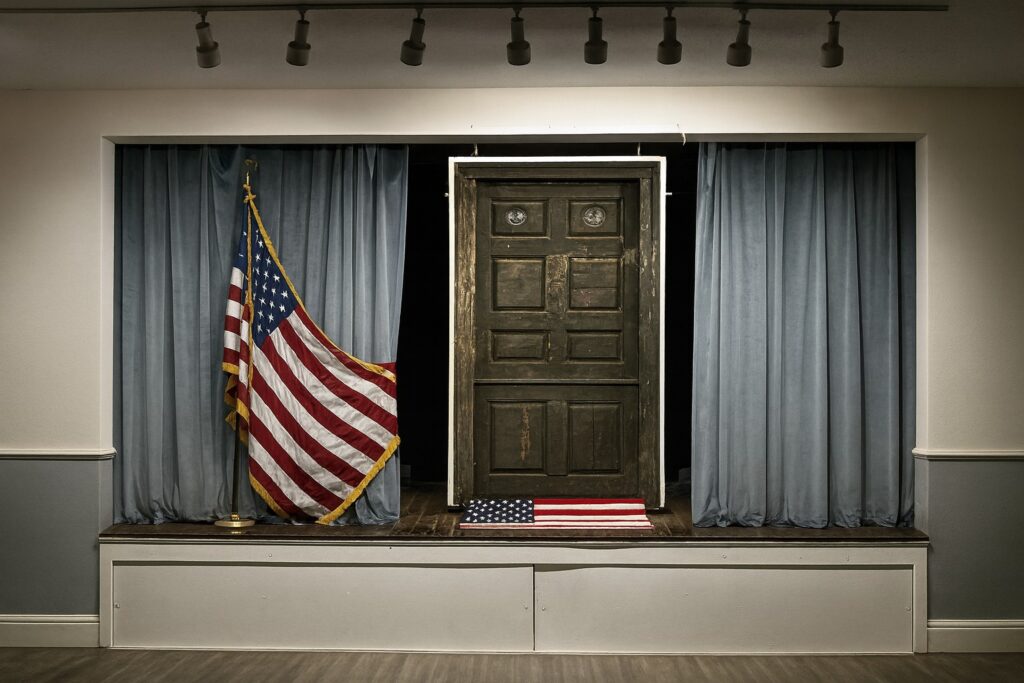 A Revolutionary-Era Door Finds an Unusual Home Inside a Queens Masonic Temple