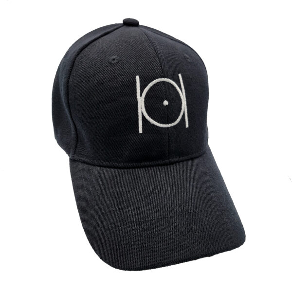 Black embroidered Point Within a Circle Masonic cap