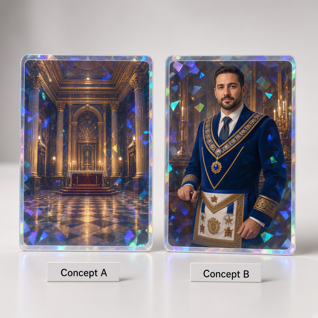 Two design concepts presented for selection after checkout in Design Studio.