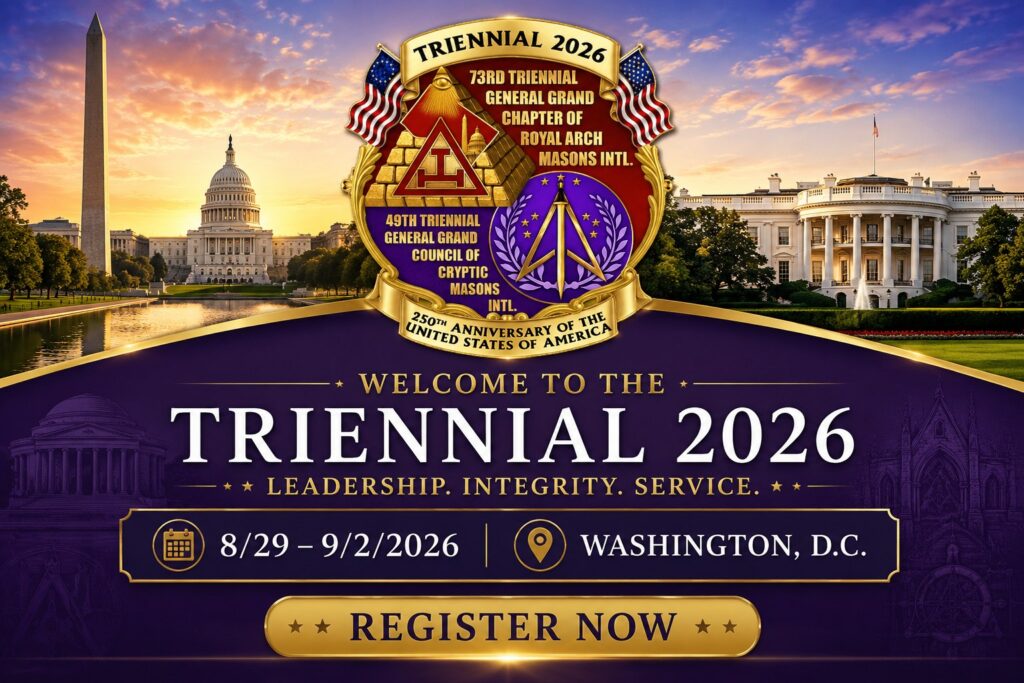 Royal Arch and Cryptic Masonry Gather in Washington