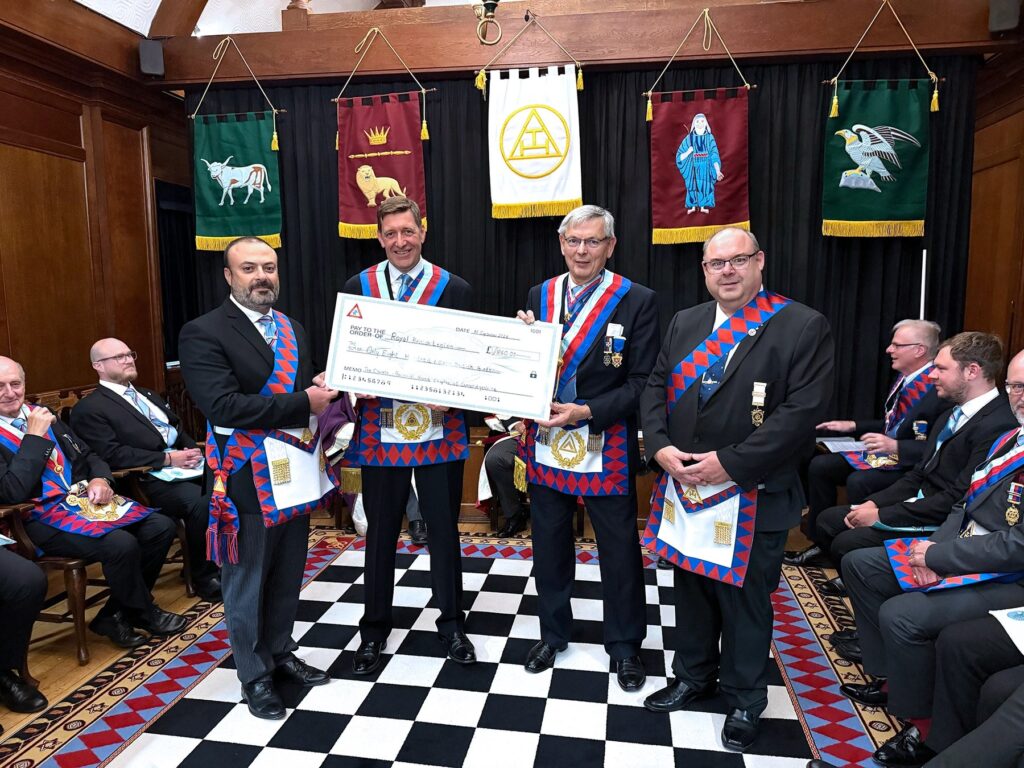 Cambridgeshire Clarets Gather for Their First Royal Arch Dinner