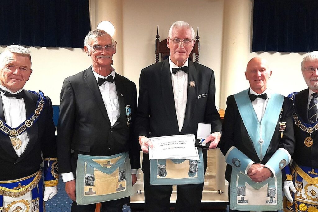New Zealand Mason Becomes First Recipient of the Silver Charity Jewel