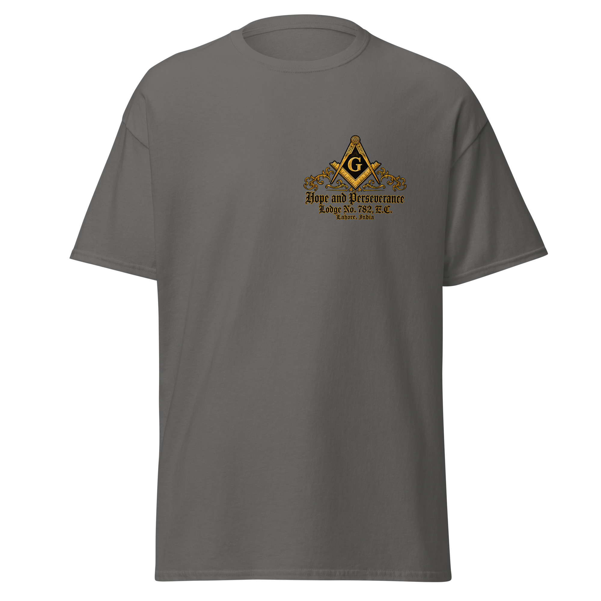 Unisex classic tee - Image 4. Traveling Ashlar Masonic shirt club