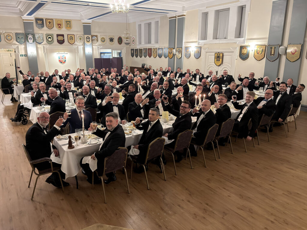 Highcross Lodge Ordered the 1926 Dinner and Handed Out Centenary Jewels