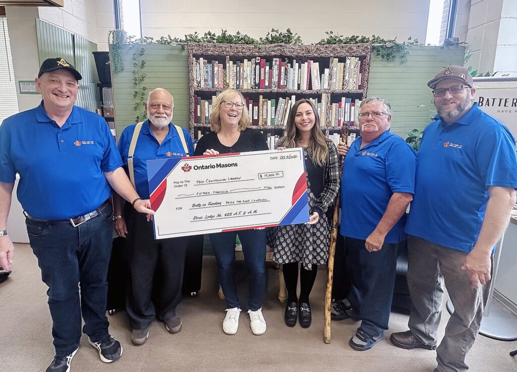 Doric Lodge Put $15,000 Toward the Roof Over a Northern Library